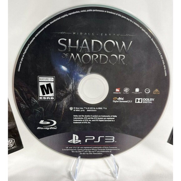 Middle Earth : Shadow of Mordor PlayStation 3 Complete with Manual Tested - Picture 6 of 10